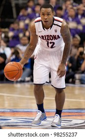 LOS ANGELES - MARCH 12: Arizona Wildcats G Lamont Jones #12 During The NCAA Pac-10 Tournament Basketball Championship Game On March 12 2011 At Staples Center In Los Angeles, CA.