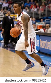 LOS ANGELES - MARCH 12: Arizona Wildcats G Lamont Jones #12 During The NCAA Pac-10 Tournament Basketball Championship Game On March 12 2011 At Staples Center In Los Angeles, CA.