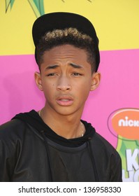 LOS ANGELES - MARCH 23:  Jaden Smith Arrives To The Kid's Choice Awards 2013  On March 23, 2013 In Los Angeles, CA.