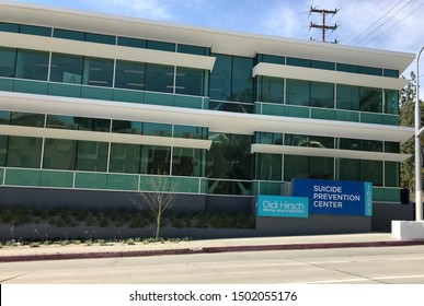 LOS ANGELES, March 27th, 2019: Didi Hirsch Mental Health Services And Suicide Prevention Center Building In Century City. September Is National Suicide Prevention Awareness Month.