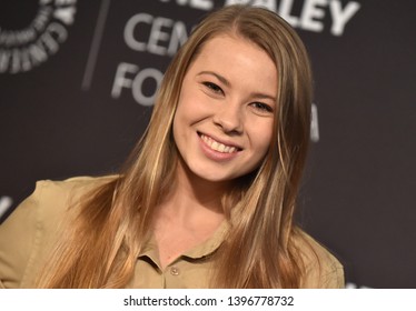 LOS ANGELES - MAY 03:  Bindi Irwin Arrives For An Evening With The Irwins On May 03, 2019 In Beverly Hills, CA                