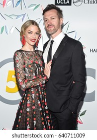 LOS ANGELES - MAY 06:  Jaime King And Kyle Newman Arrives For The Kaleidoscope 5 On May 6, 2017 In Culver City, CA