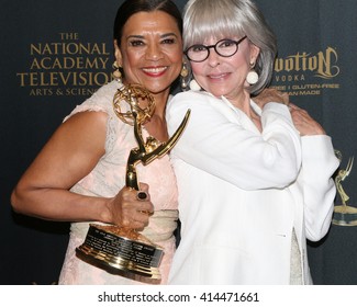 LOS ANGELES - MAY 1:  Sonia Manzano, Rita Moreno At The 43rd Daytime Emmy Awards At The Westin Bonaventure Hotel  On May 1, 2016 In Los Angeles, CA