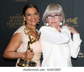 LOS ANGELES - MAY 1:  Sonia Manzano, Rita Moreno At The 43rd Daytime Emmy Awards At The Westin Bonaventure Hotel  On May 1, 2016 In Los Angeles, CA