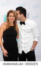 LOS ANGELES - MAY 10:  Candace Cameron Bure, Mark Ballas At The 2014 Wango Tango At Stub Hub Center On May 10, 2014 In Carson, CA