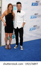 LOS ANGELES - MAY 10:  Candace Cameron Bure, Mark Ballas At The 2014 Wango Tango At Stub Hub Center On May 10, 2014 In Carson, CA