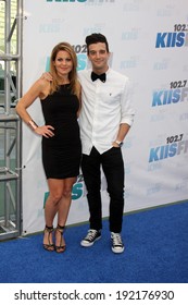 LOS ANGELES - MAY 10:  Candace Cameron Bure, Mark Ballas At The 2014 Wango Tango At Stub Hub Center On May 10, 2014 In Carson, CA