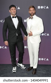 LOS ANGELES - MAY 18:  Jwan Yosef, Ricky Martin At The MOCA Benefit 2019 At The Geffen Contemporary At MOCA On May 18, 2019 In Los Angeles, CA