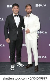 LOS ANGELES - MAY 18:  Jwan Yosef, Ricky Martin At The MOCA Benefit 2019 At The Geffen Contemporary At MOCA On May 18, 2019 In Los Angeles, CA