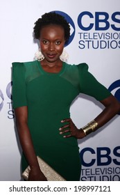 LOS ANGELES - MAY 19:  Anna Diop At The CBS Summer Soiree At The London Hotel On May 19, 2014 In West Hollywood, CA