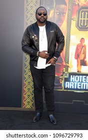 LOS ANGELES - MAY 19:  Brian Tyree Henry Arrives For The 'Hotel Artemis' Hollywood Premiere On May 19, 2018 In Westwood, CA                