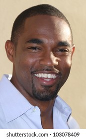 LOS ANGELES - MAY 20:  Jason George Arrives At The ABC / Disney International Upfronts At Walt Disney Studios Lot On May 20, 2012 In Burbank, CA