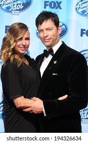 LOS ANGELES - MAY 21:  Jill Goodacre, Harry Connick Jr At The American Idol Season 13 Finale At Nokia Theater At LA Live On May 21, 2014 In Los Angeles, CA