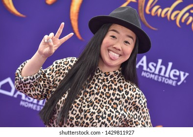 LOS ANGELES - MAY 21:  Sherry Cola Arrives For The 'Aladdin' World Premiere On May 21, 2019 In Hollywood, CA