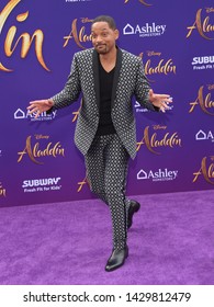 LOS ANGELES - MAY 21:  Will Smith arrives for the 'Aladdin' World Premiere on May 21, 2019 in Hollywood, CA