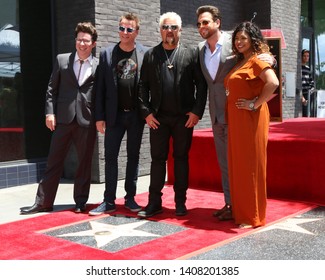 LOS ANGELES - MAY 22:  Justin Warner, Marc Murphy, Guy Fieri, Scott Conant, Aarti Sequeira At The Guy Fieri Star Ceremony On The Hollywood Walk Of Fame On May 22, 2019 In Los Angeles, CA