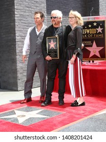 LOS ANGELES - MAY 22:  Matthew McConaughey, Guy Fieri, Kathleen Finch At The Guy Fieri Star Ceremony On The Hollywood Walk Of Fame On May 22, 2019 In Los Angeles, CA