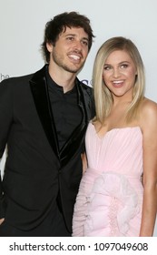 LOS ANGELES - MAY 22:  Morgan Evans, Kelsea Ballerini At The Gracies At The Beverly Wilshire Hotel On May 22, 2018 In Beverly Hills, CA