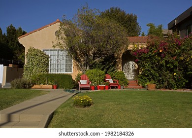 Los Angeles - May 25, 2021: 
Old Hollywood Bungalow Style Home