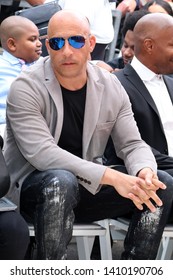 LOS ANGELES - MAY 28:  Vin Diesel At The F. Gary Gray Star Ceremony On The Hollywood Walk Of Fame On May 28, 2019 In Los Angeles, CA