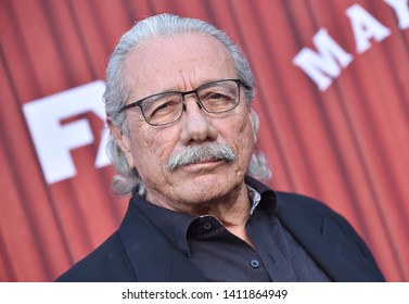 LOS ANGELES - MAY 29:  Edward James Olmos Arrives For The FX 'Mayans' FYC Event On May 29, 2019 In Hollywood, CA