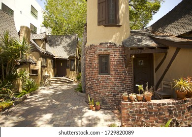 Los Angeles - May 5, 2020: Charlie Chaplin Apartments