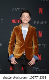 LOS ANGELES - MAY 6:  Noah Schnapp At The Netflix FYSEE Kick-Off Event At Raleigh Studios On May 6, 2018 In Los Angeles, CA