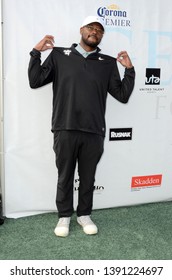 LOS ANGELES - MAY 6:  Schoolboy Q At The George Lopez Golf Tournament At The Lakeside Golf Club On May 6, 2019 In Burbank, CA