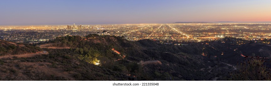 Los Angeles Night Scene, Griffin Observatory