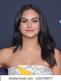 LOS ANGELES - NOV 11:  Camila Mendes Arrives For The 2018 People's Choice Awards On November 11, 2018 In Santa Monica, CA