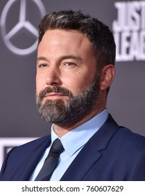 LOS ANGELES - NOV 13:  Ben Affleck arrives for the "Justice League" World Premiere on November 13, 2017 in Hollywood, CA                