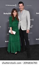 LOS ANGELES - NOV 13: Zooey Deschanel And Jonathan Scott Arrives For Baby2Baby 10 Year Gala Presented By Paul Mitchell On November 13, 2021 In West Hollywood, CA