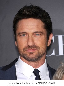 LOS ANGELES - NOV 14:  Gerard Butler Arrives To The The Hollywood Film Awards 2014 On November 14, 2014 In Hollywood, CA                