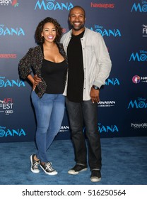 LOS ANGELES - NOV 14:  Gloria Govan, Derek Fisher At The 