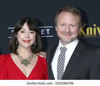 LOS ANGELES - NOV 14:  Karina Longworth, Rian Johnson At The 