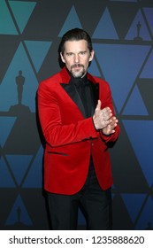 LOS ANGELES - NOV 18:  Ethan Hawke At The 10th Annual Governors Awards At The Ray Dolby Ballroom On November 18, 2018 In Los Angeles, CA