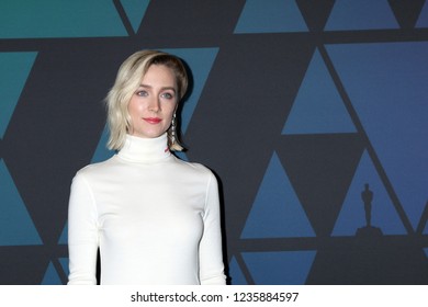 LOS ANGELES - NOV 18:  Saoirse Ronan At The 10th Annual Governors Awards At The Ray Dolby Ballroom On November 18, 2018 In Los Angeles, CA