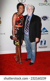 LOS ANGELES - NOV 19:  Mellody Hobson, George Lucas At The Ebony Power 100 Gala At The Avalon On November 19, 2014 In Los Angeles, CA