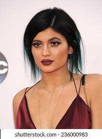 LOS ANGELES - NOV 23:  Kylie Jenner arrives to the 2014 American Music Awards on November 23, 2014 in Los Angeles, CA                