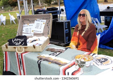 LOS ANGELES - NOV 5: Matt Ellis Merchandise At The LeAnn Rimes Concert At Galway Downs On November 5, 2017 In Temecula, California