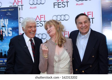 LOS ANGELES - NOV 9:  Dick Van Dyke, Karen Dotrice, Richard M. Sherman At The AFI FEST 