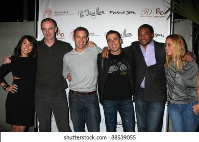 LOS ANGELES - NOV 9: Elizabeth Rodriguez, Bryan F. O'Byrne, Tim Griffin,  Kirk Acevedo, Damon Gupton, Maria Bello At The 