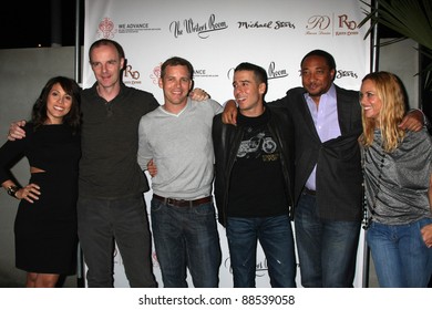 LOS ANGELES - NOV 9: Elizabeth Rodriguez, Bryan F. O'Byrne, Tim Griffin,  Kirk Acevedo, Damon Gupton, Maria Bello At The 