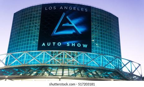 LOS ANGELES - November 16 2016 : LA Convention Center Hosting Auto Show : In Los Angeles