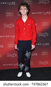 LOS ANGELES - OCT 04:  Wyatt Oleff Arrives For The People's 'One's To Watch' Event On October 4, 2017 In Hollywood, CA