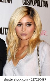 LOS ANGELES - OCT 12:  Kylie Jenner at the Cosmopolitan Magazine's 50th Anniversary Party at the Ysabel on October 12, 2015 in Los Angeles, CA