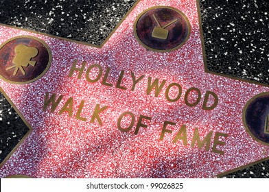 LOS ANGELES - OCT 15: Star of Hollywood Walk of Fame on October 15, 2011 in Los Angeles. There are more than 2,400 five-pointed stars which attract about 10 million visitors annually.