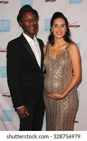 LOS ANGELES - OCT 16:  Aloe Blacc, Maya Jupiter At The 44th Annual Peace Over Violence Humanitarian Awards At The Dorothy Chandler Pavilion On October 16, 2015 In Los Angeles, CA