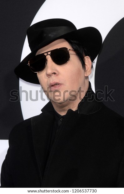 Los Angeles Oct 17 Marilyn Manson Stock Photo Edit Now 1206537730