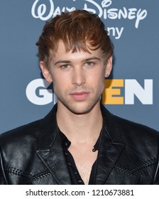 LOS ANGELES - OCT 19:  Tommy Dorfman Arrives For The GLSEN Respect Awards Gala On October 19, 2018 In Beverly Hills, CA                